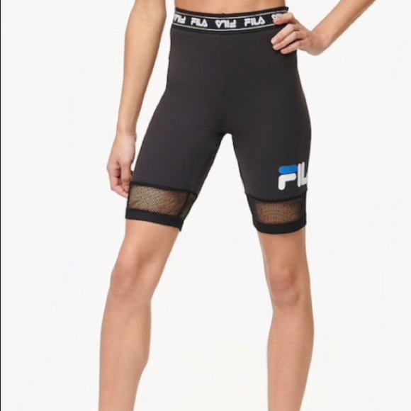 fila donatella biker shorts
